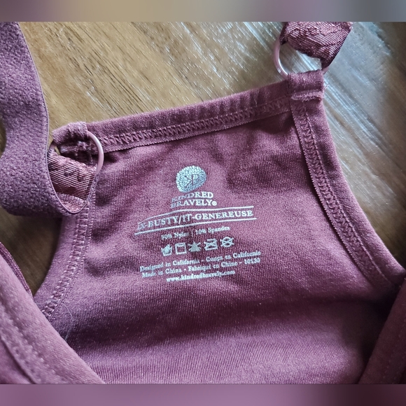 Kindred bravely 1x busty purple racerback nursing maternity bra - Picture 2 of 2